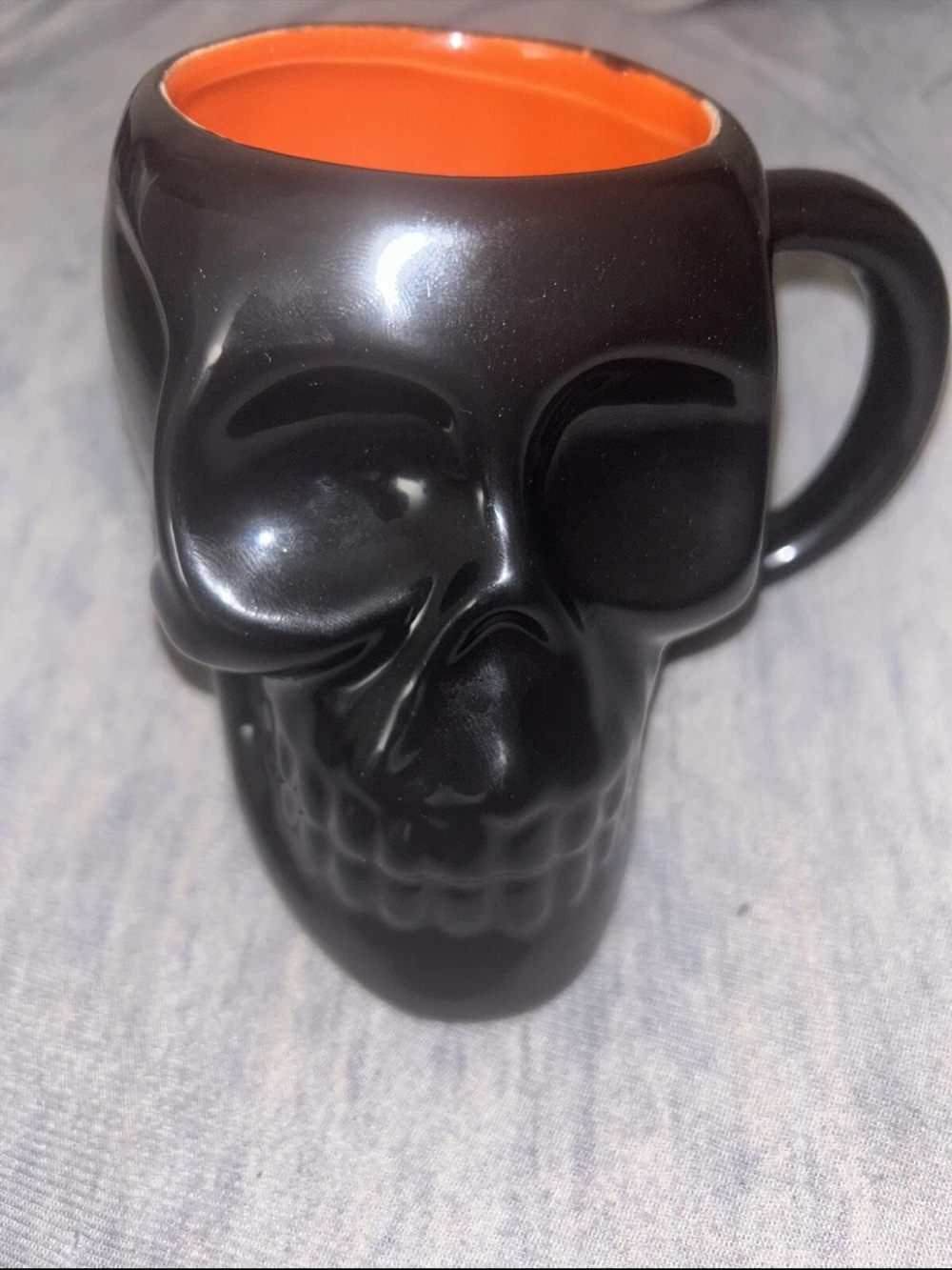 Hell Week 2023 Orangetheory Fitness Black And Orange Skull Mug